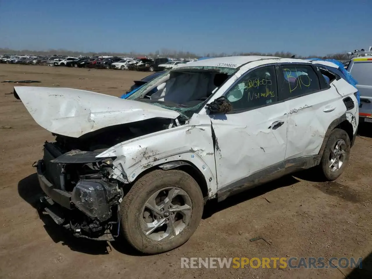 1 Фотография поврежденного автомобиля 5NMJA3AE9NH005119 HYUNDAI TUCSON 2022
