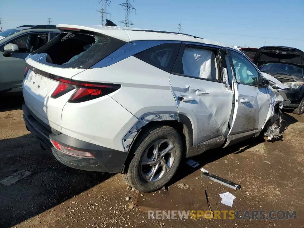 3 Фотография поврежденного автомобиля 5NMJA3AE9NH005119 HYUNDAI TUCSON 2022