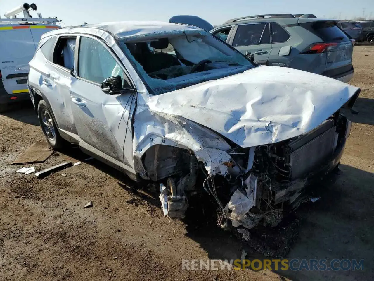 4 Фотография поврежденного автомобиля 5NMJA3AE9NH005119 HYUNDAI TUCSON 2022