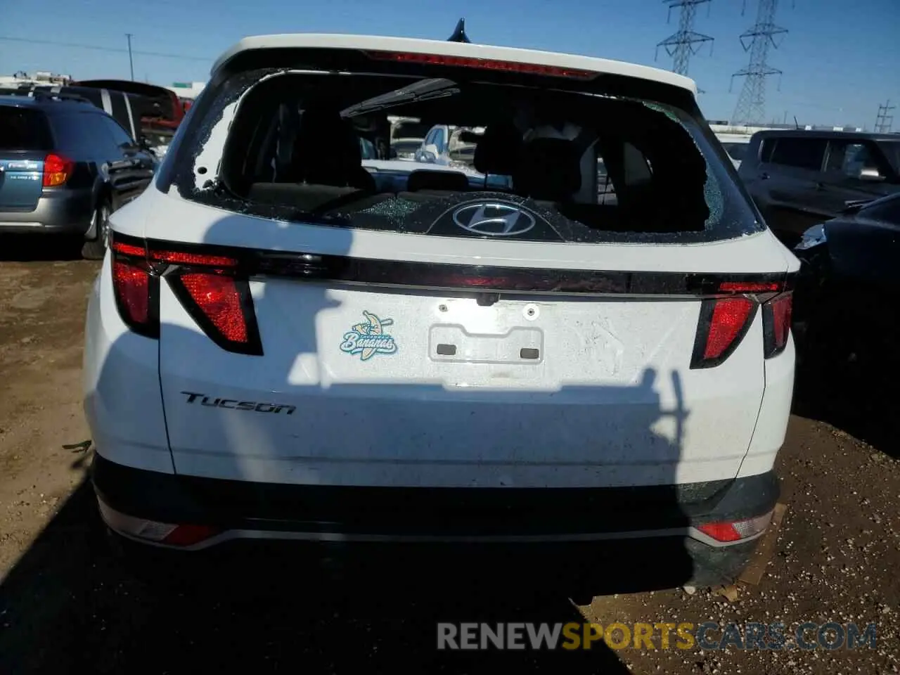 6 Фотография поврежденного автомобиля 5NMJA3AE9NH005119 HYUNDAI TUCSON 2022