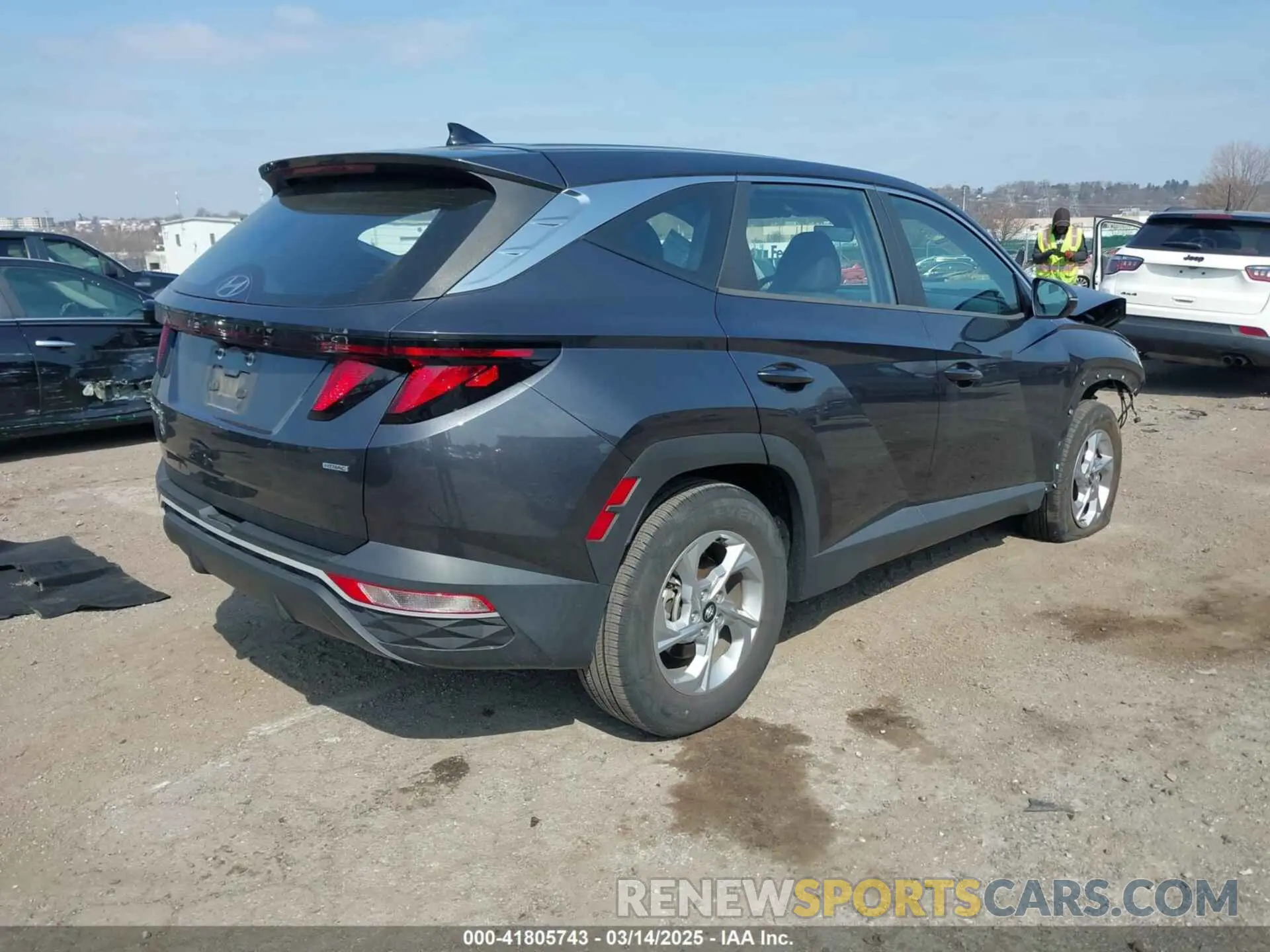 4 Фотография поврежденного автомобиля 5NMJACAE2NH080406 HYUNDAI TUCSON 2022