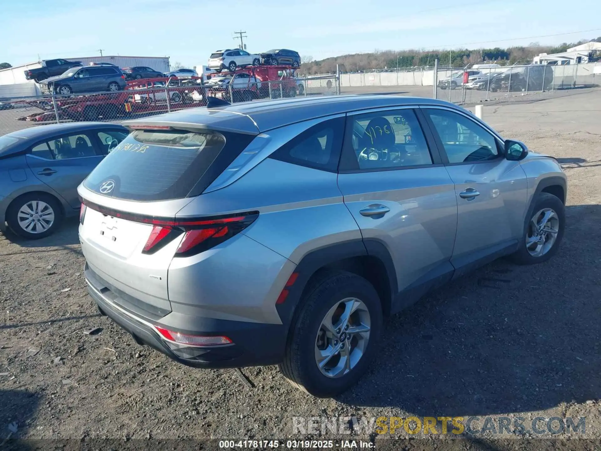 4 Фотография поврежденного автомобиля 5NMJACAE6NH032746 HYUNDAI TUCSON 2022
