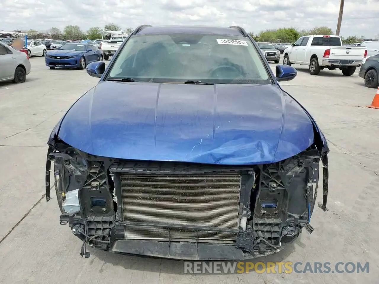 5 Photograph of a damaged car 5NMJB3AE0NH042590 HYUNDAI TUCSON 2022