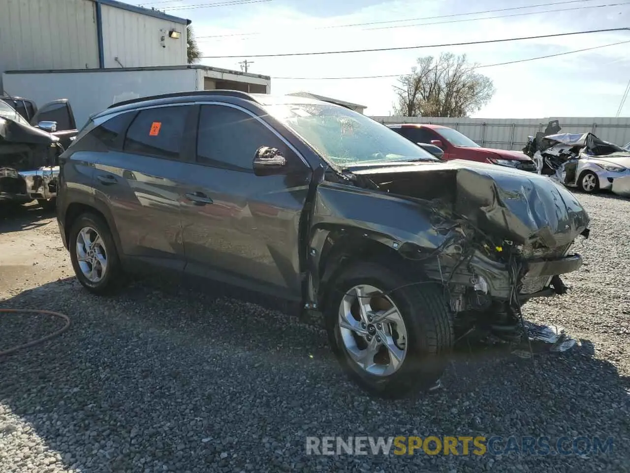 4 Фотография поврежденного автомобиля 5NMJB3AE0NH114288 HYUNDAI TUCSON 2022