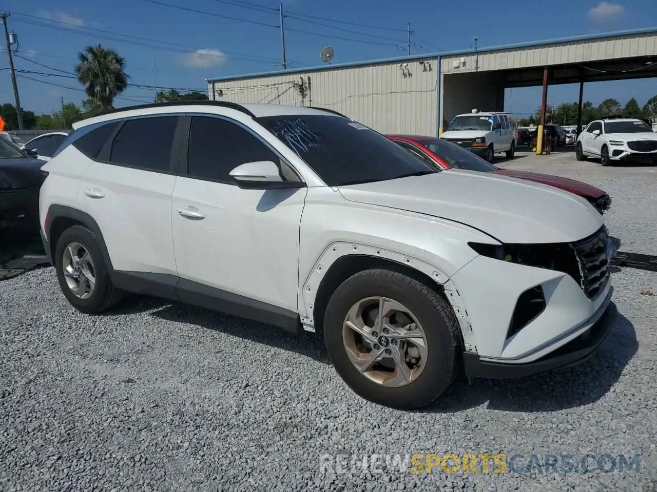 4 Фотография поврежденного автомобиля 5NMJB3AE2NH157708 HYUNDAI TUCSON 2022