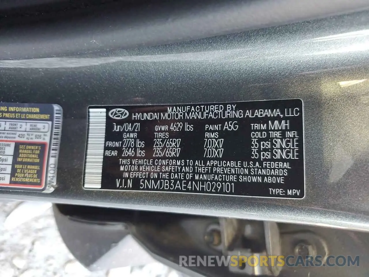 12 Фотография поврежденного автомобиля 5NMJB3AE4NH029101 HYUNDAI TUCSON 2022
