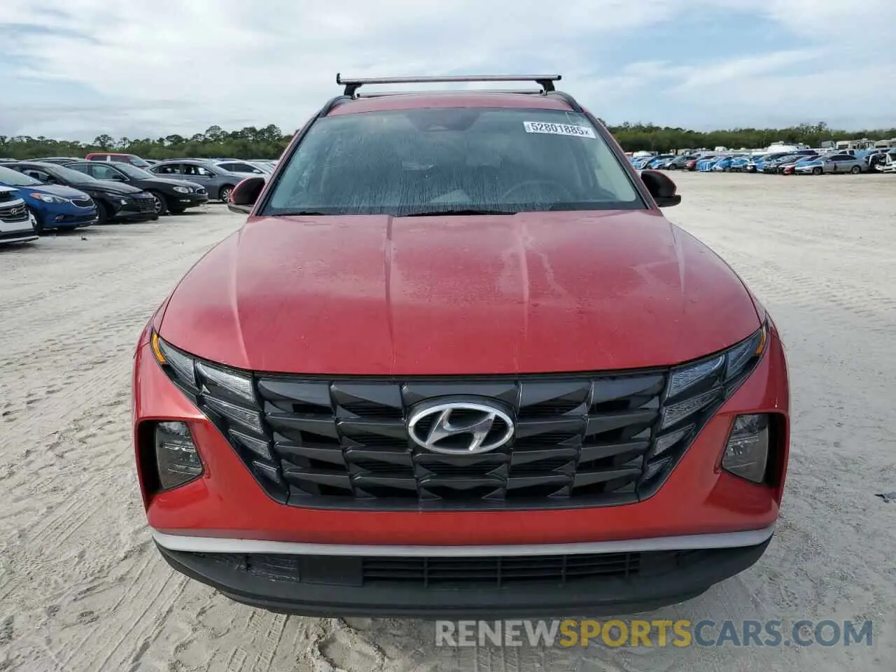 5 Photograph of a damaged car 5NMJB3AE5NH157850 HYUNDAI TUCSON 2022