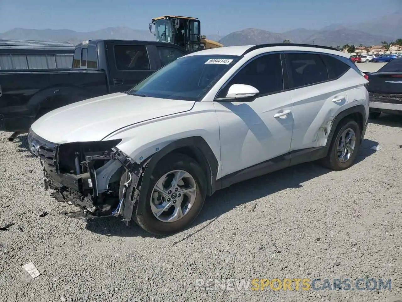 1 Photograph of a damaged car 5NMJB3AE7NH110867 HYUNDAI TUCSON 2022