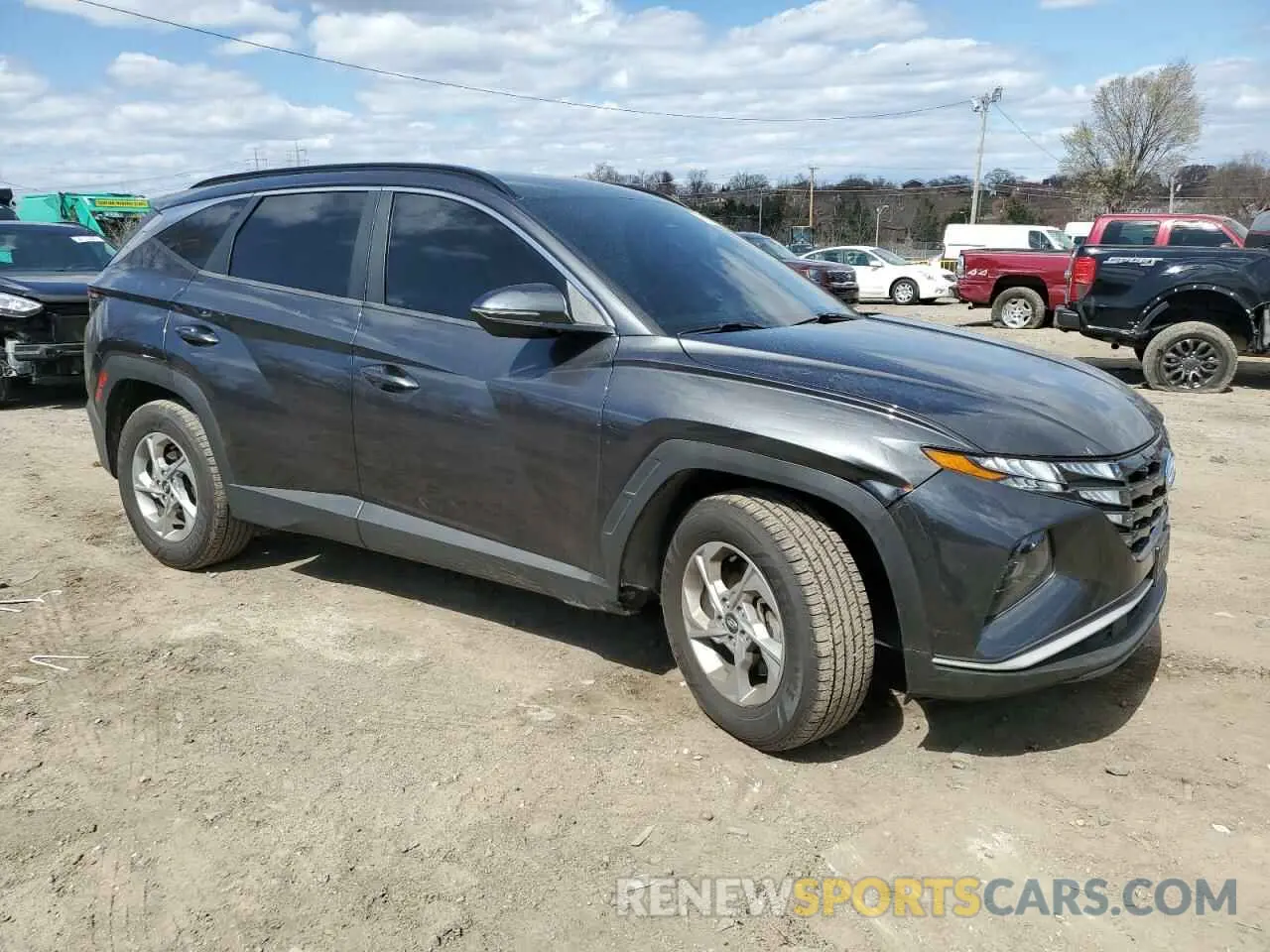 4 Фотография поврежденного автомобиля 5NMJB3AE9NH071733 HYUNDAI TUCSON 2022