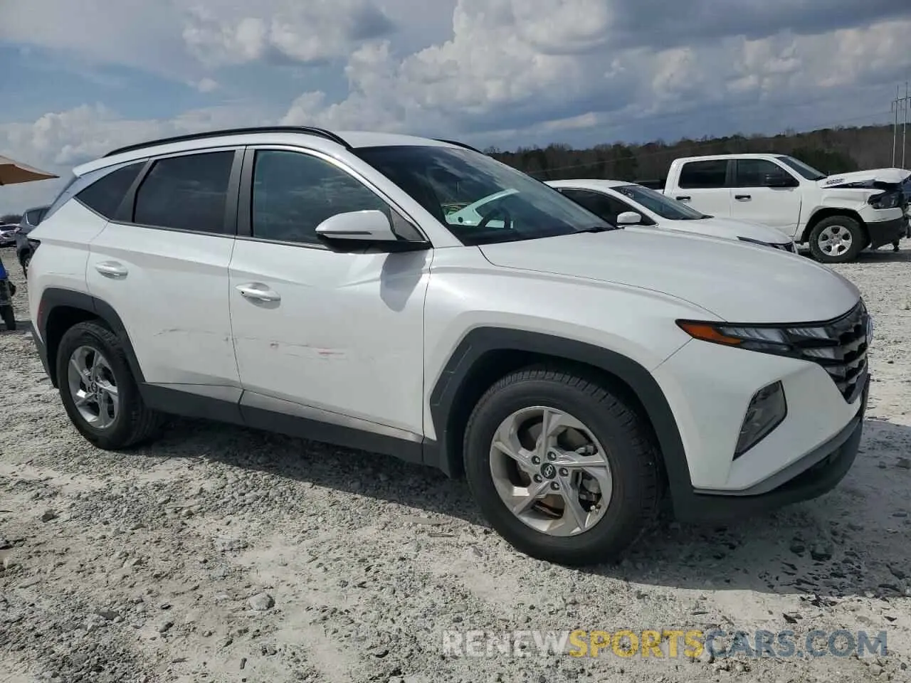 4 Фотография поврежденного автомобиля 5NMJB3AE9NH142364 HYUNDAI TUCSON 2022