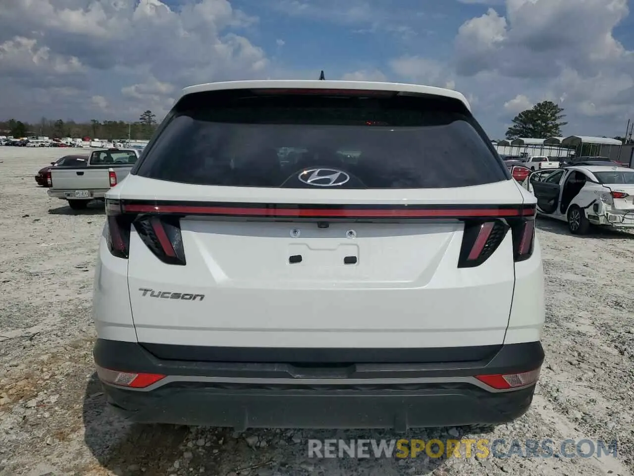 6 Фотография поврежденного автомобиля 5NMJB3AE9NH142364 HYUNDAI TUCSON 2022