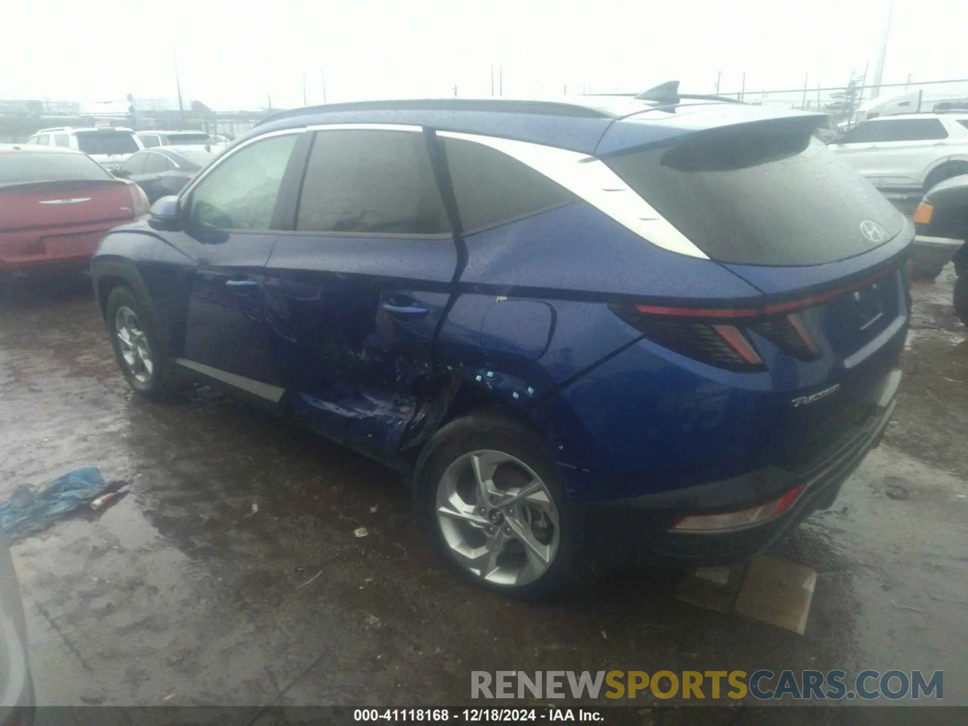 3 Photograph of a damaged car 5NMJBCAE0NH081342 HYUNDAI TUCSON 2022