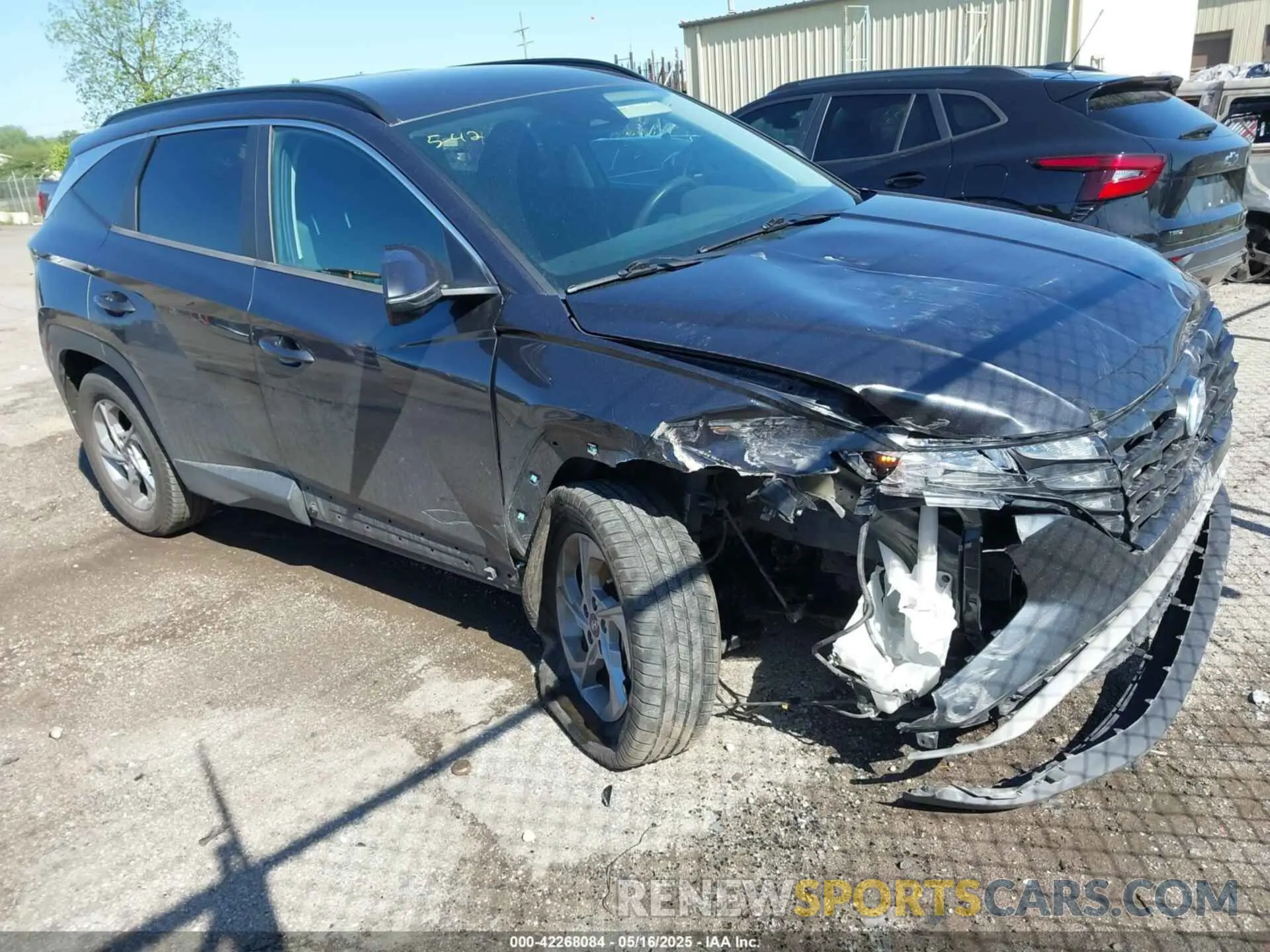1 Photograph of a damaged car 5NMJBCAE5NH026269 HYUNDAI TUCSON 2022