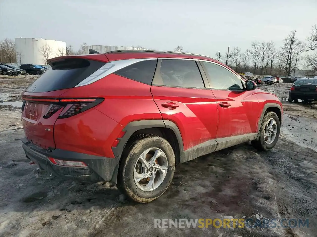3 Photograph of a damaged car 5NMJBCAE5NH060342 HYUNDAI TUCSON 2022