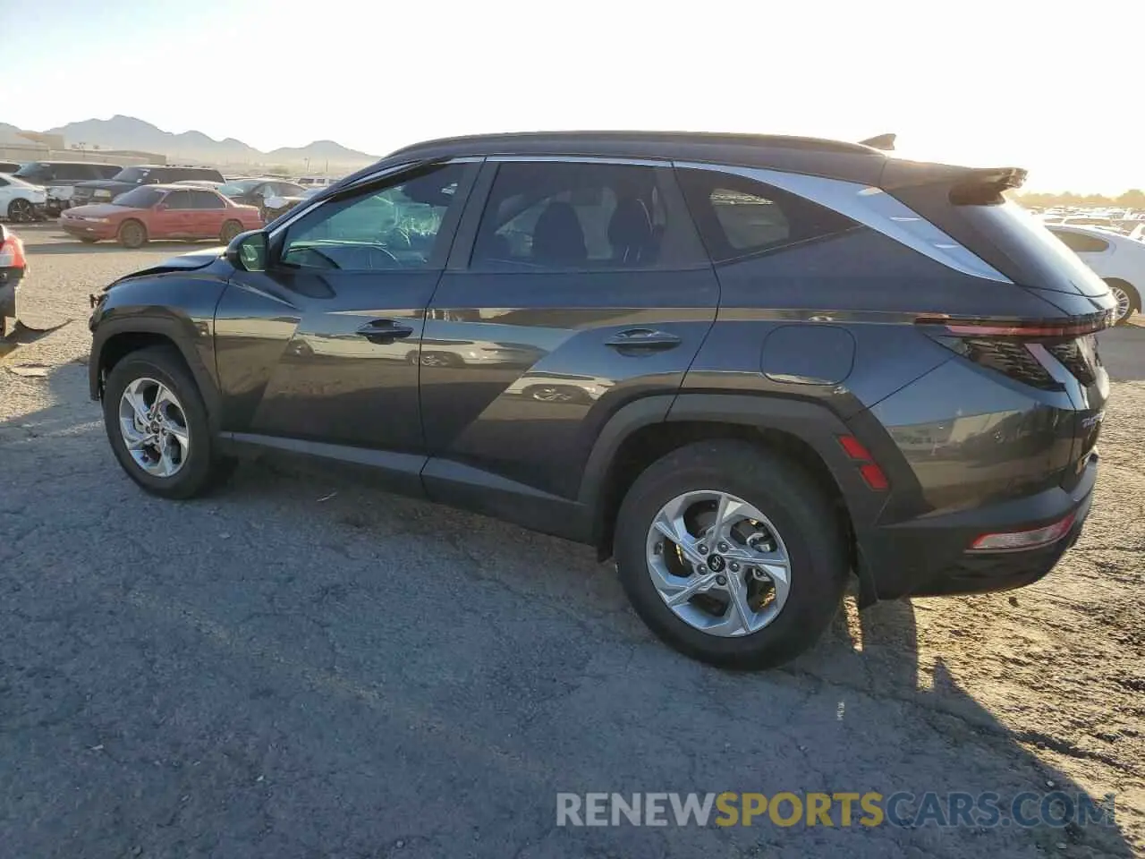 2 Photograph of a damaged car 5NMJBCAE5NH073544 HYUNDAI TUCSON 2022
