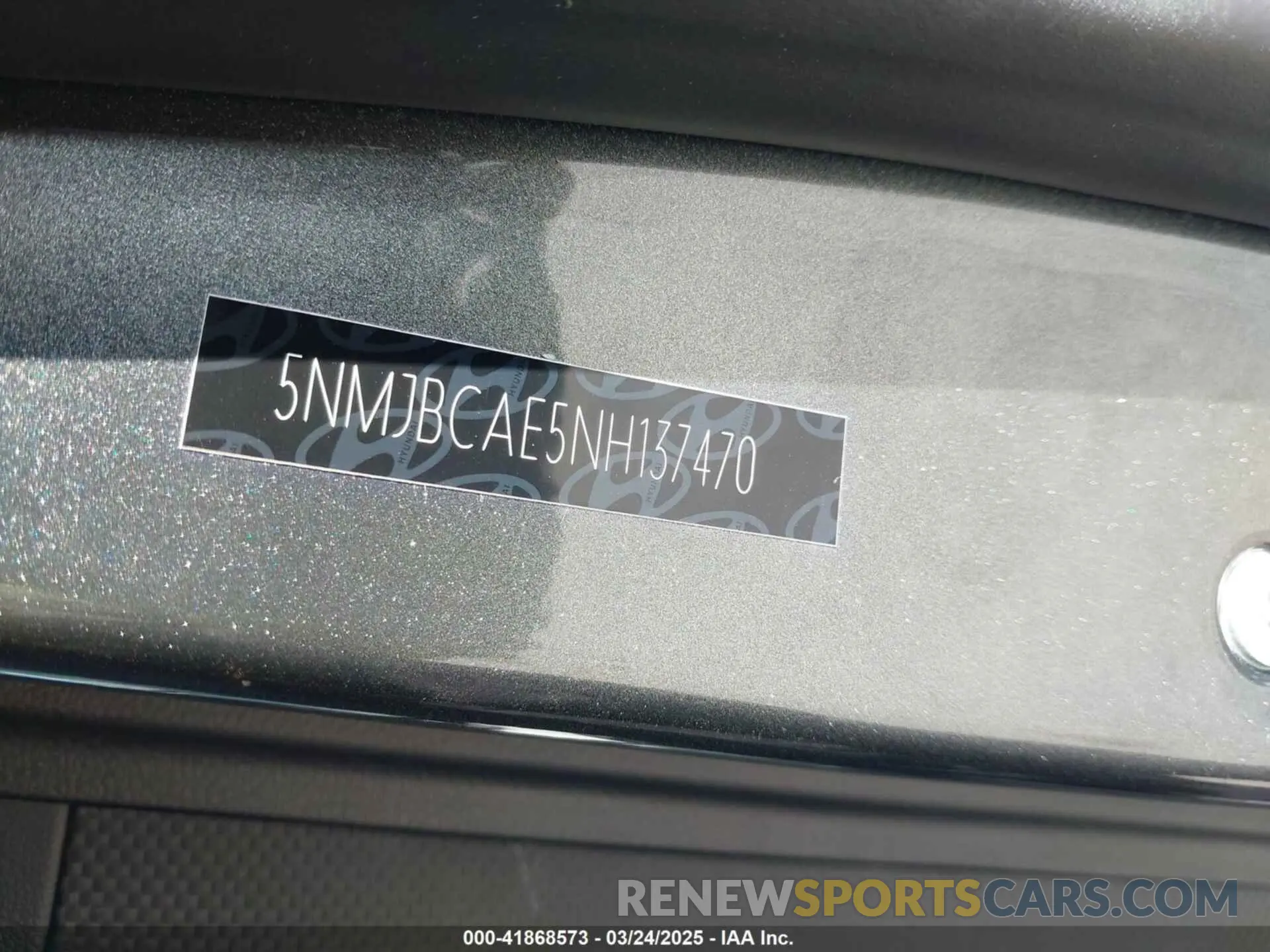 9 Фотография поврежденного автомобиля 5NMJBCAE5NH137470 HYUNDAI TUCSON 2022