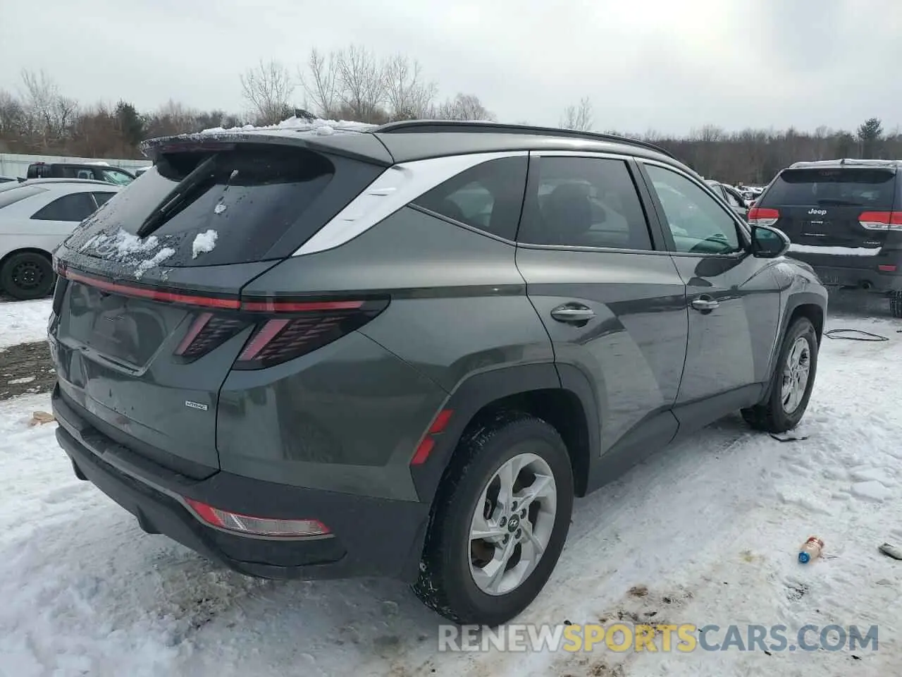 3 Photograph of a damaged car 5NMJBCAE5NH154804 HYUNDAI TUCSON 2022