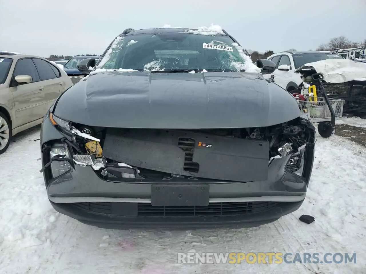 5 Photograph of a damaged car 5NMJBCAE5NH154804 HYUNDAI TUCSON 2022