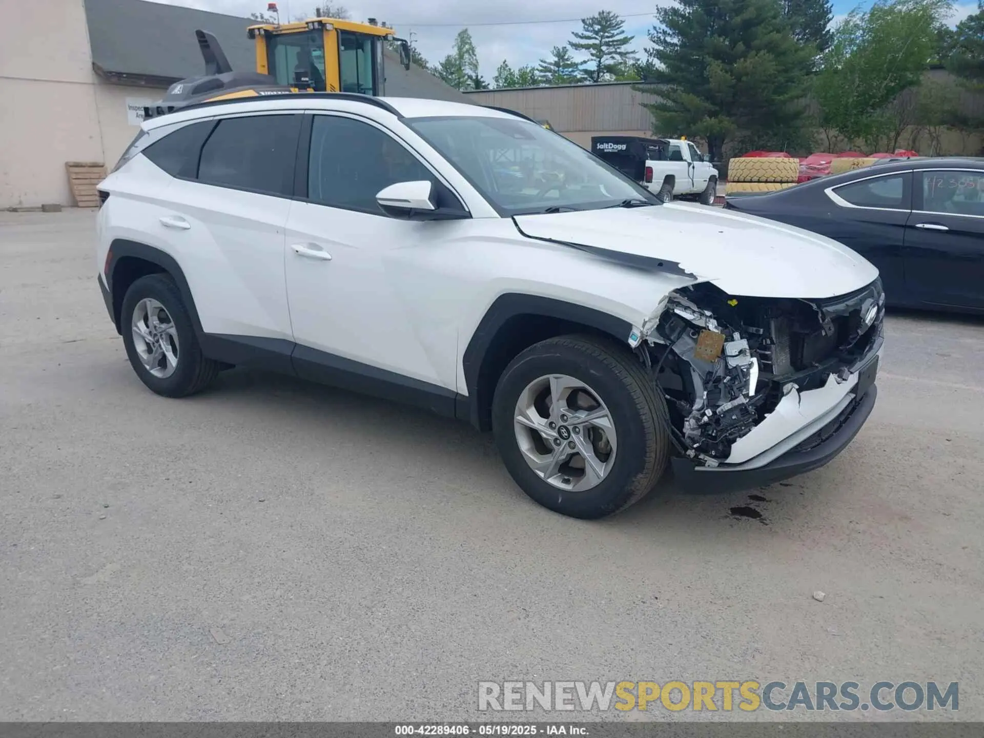 1 Photograph of a damaged car 5NMJBCAE8NH123949 HYUNDAI TUCSON 2022