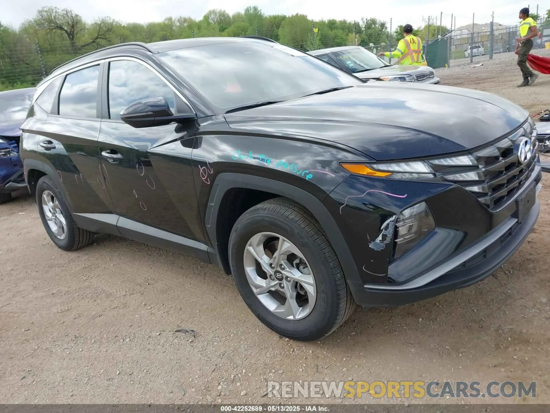 1 Фотография поврежденного автомобиля 5NMJBCAE9NH038148 HYUNDAI TUCSON 2022