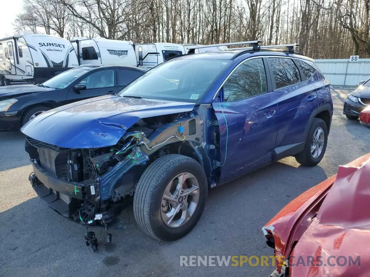1 Фотография поврежденного автомобиля 5NMJBCAE9NH086216 HYUNDAI TUCSON 2022