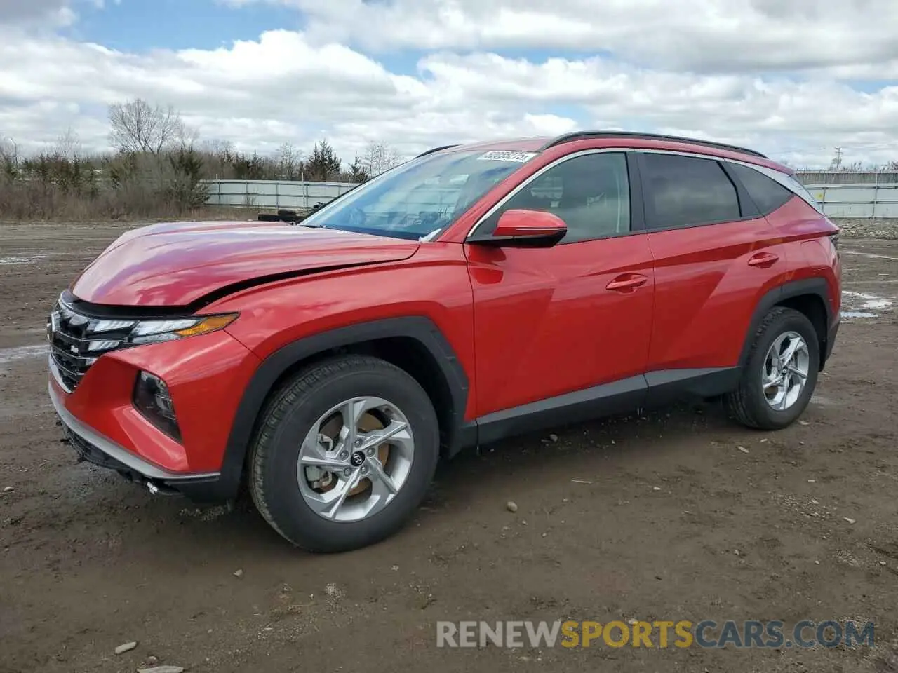 1 Photograph of a damaged car 5NMJBCAE9NH157088 HYUNDAI TUCSON 2022