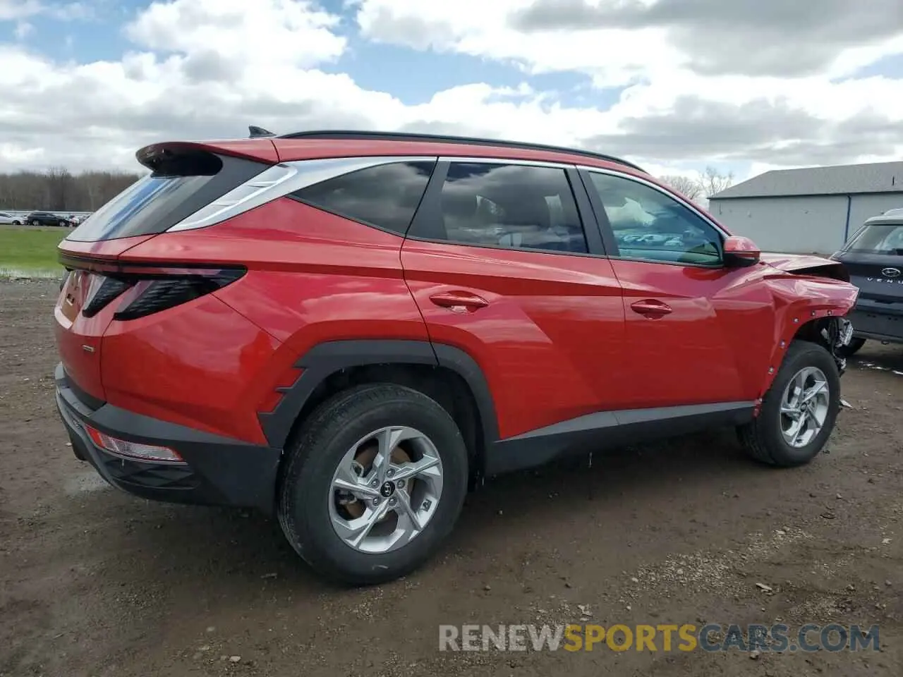 3 Photograph of a damaged car 5NMJBCAE9NH157088 HYUNDAI TUCSON 2022