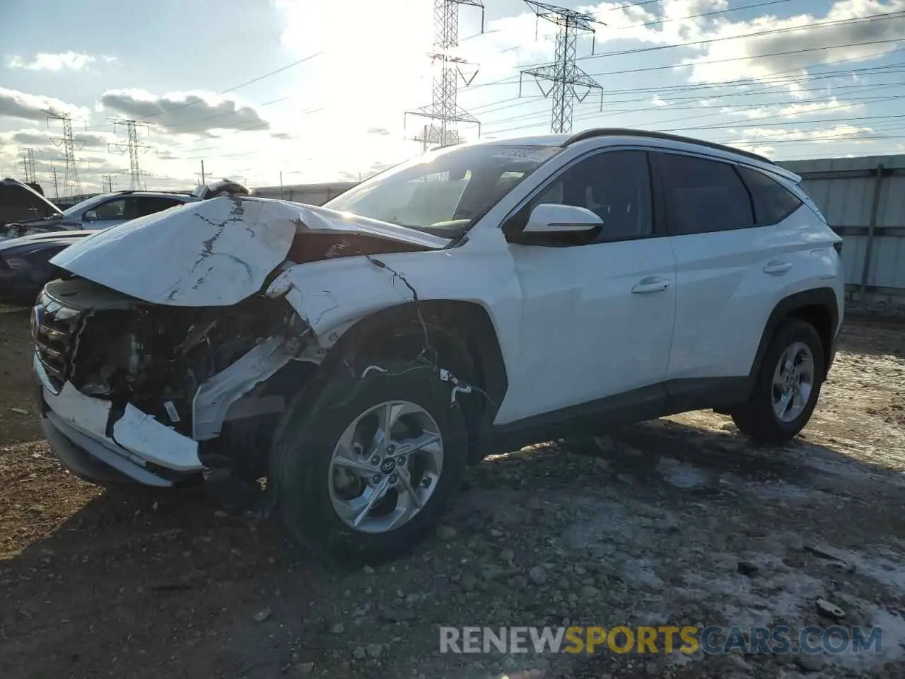 1 Фотография поврежденного автомобиля 5NMJBCAE9NH160038 HYUNDAI TUCSON 2022