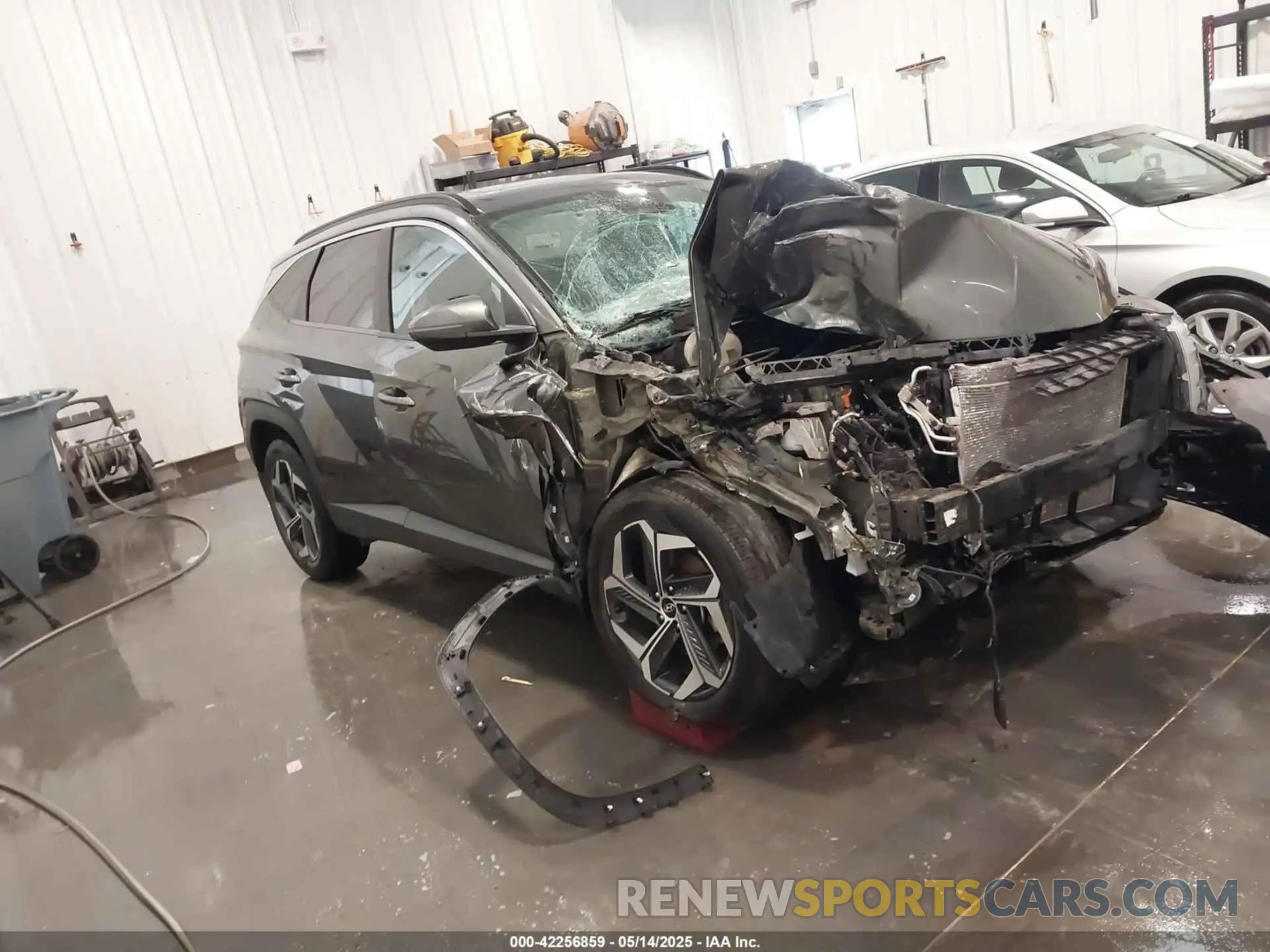 1 Photograph of a damaged car 5NMJC3AE3NH088315 HYUNDAI TUCSON 2022