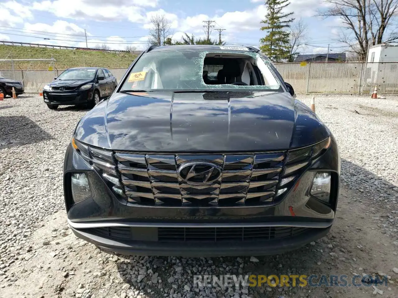 5 Photograph of a damaged car 5NMJC3AE5NH149471 HYUNDAI TUCSON 2022