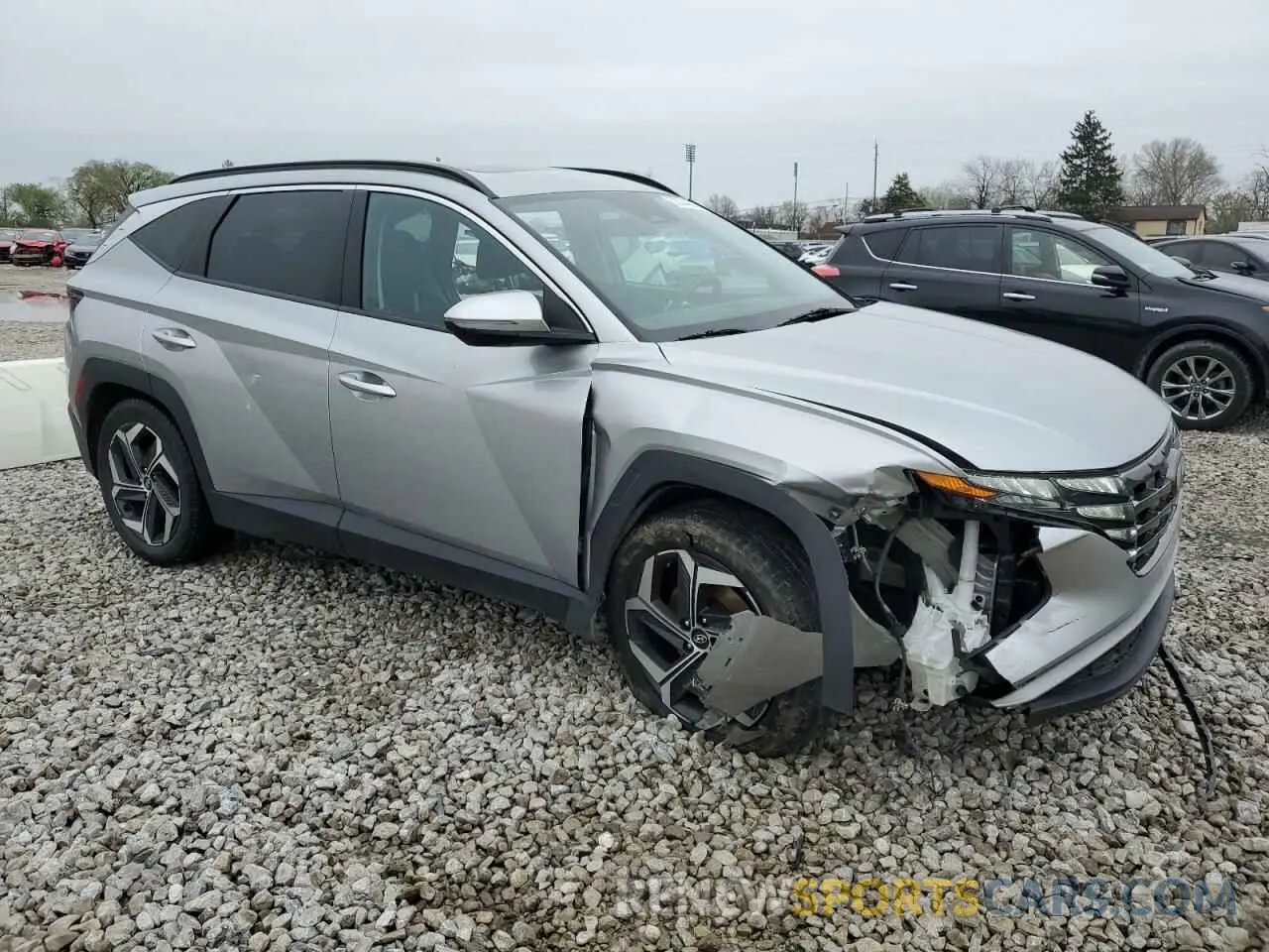 4 Фотография поврежденного автомобиля 5NMJC3AE9NH138036 HYUNDAI TUCSON 2022