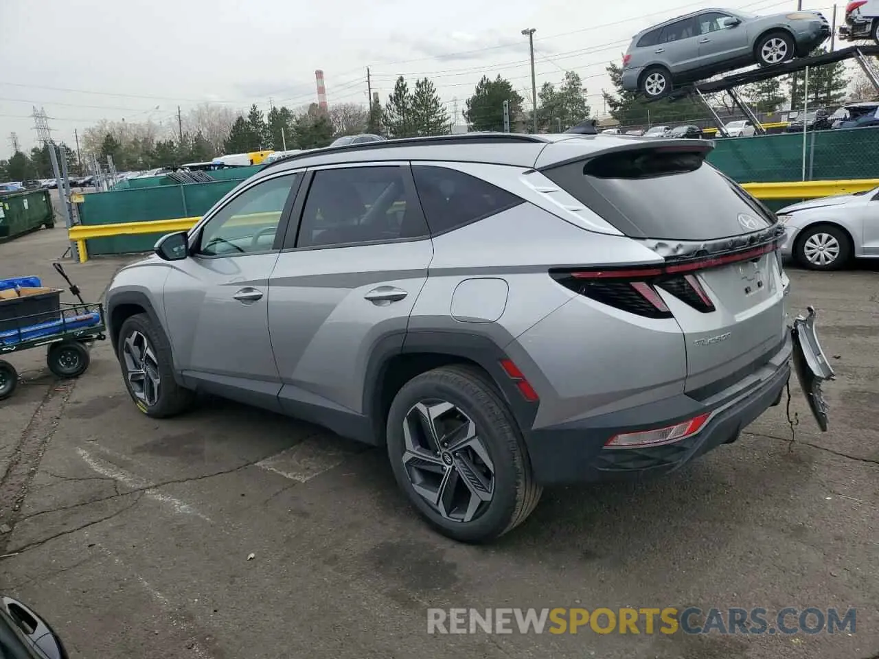 2 Фотография поврежденного автомобиля 5NMJCCAE1NH034754 HYUNDAI TUCSON 2022