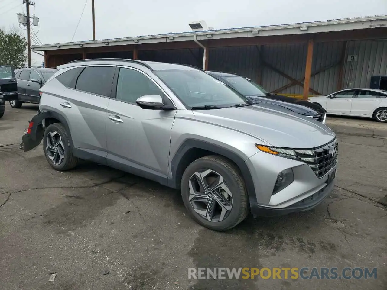 4 Фотография поврежденного автомобиля 5NMJCCAE1NH034754 HYUNDAI TUCSON 2022