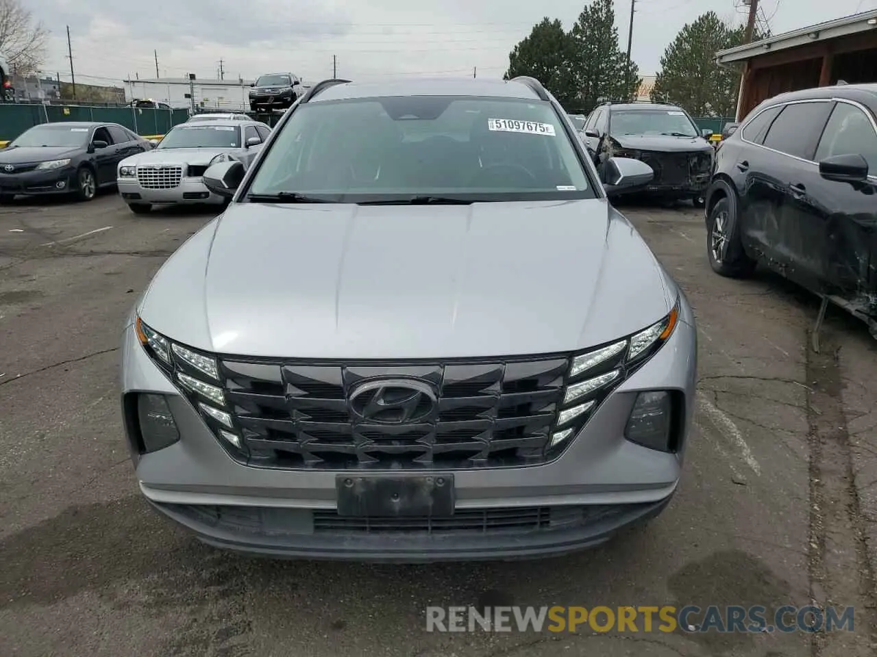 5 Фотография поврежденного автомобиля 5NMJCCAE1NH034754 HYUNDAI TUCSON 2022