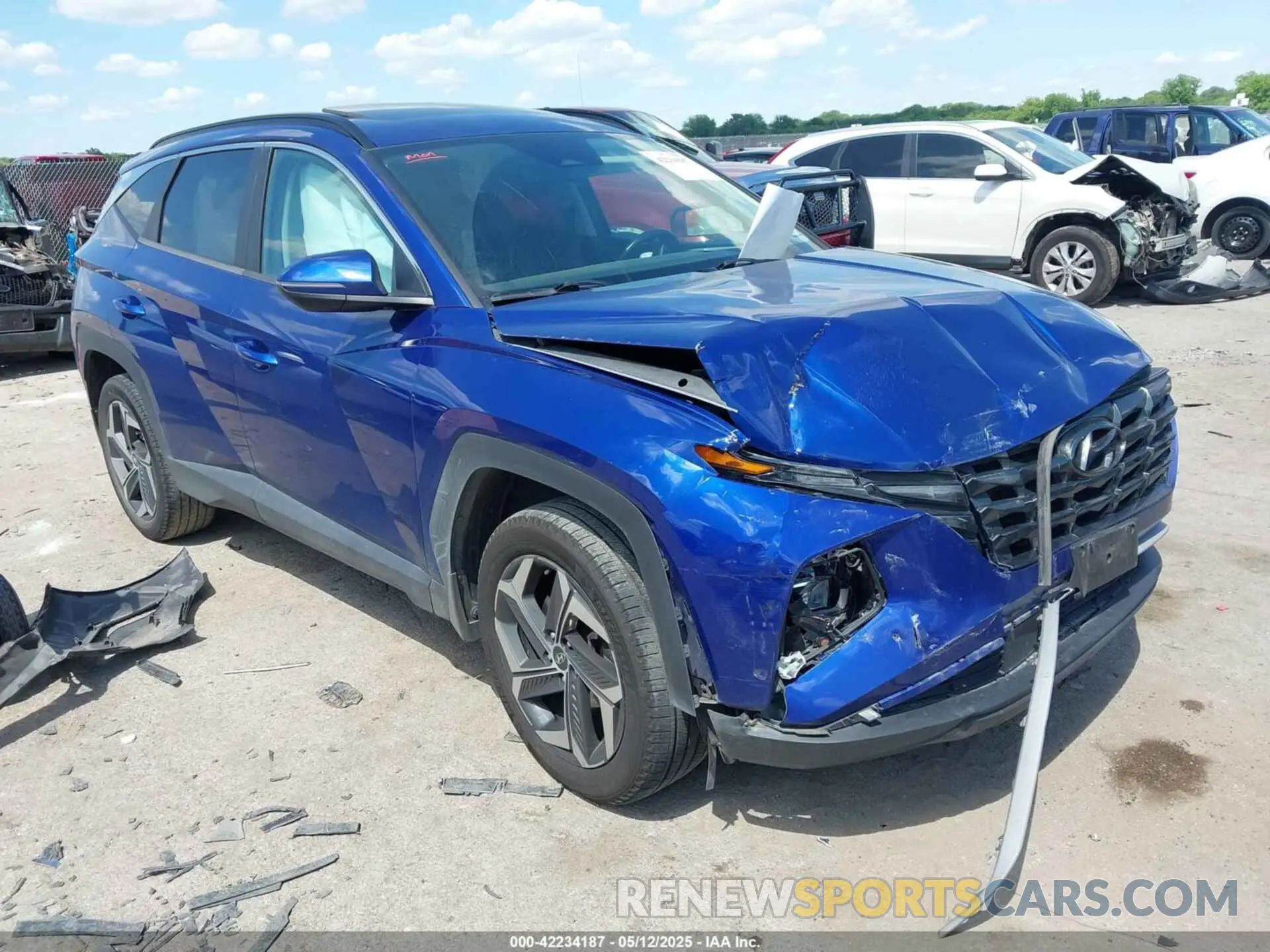 1 Фотография поврежденного автомобиля 5NMJCCAE1NH094565 HYUNDAI TUCSON 2022