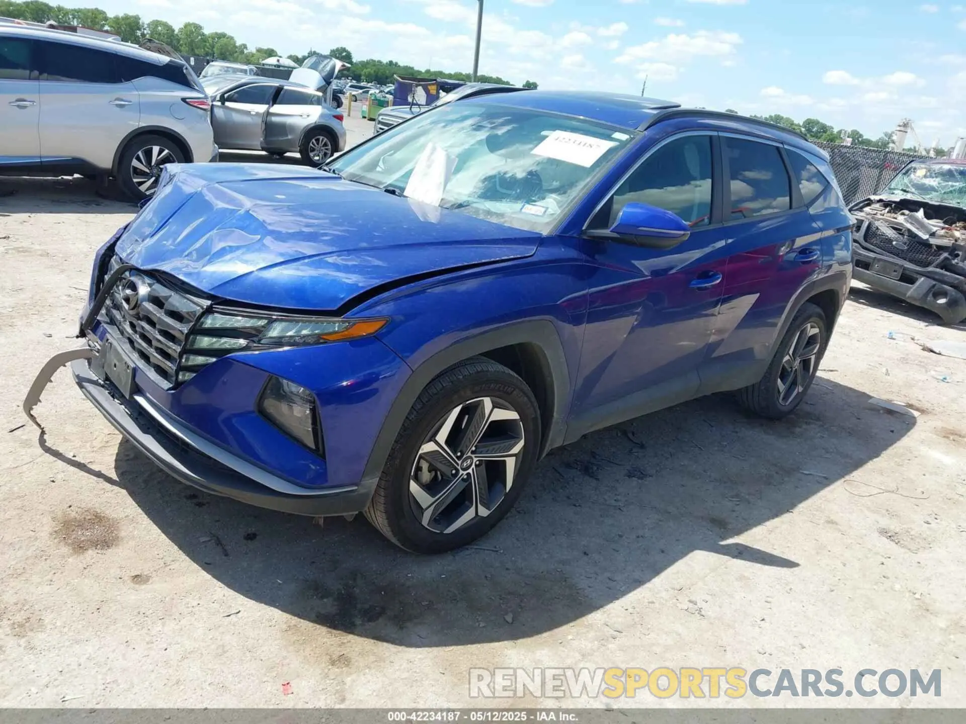 2 Фотография поврежденного автомобиля 5NMJCCAE1NH094565 HYUNDAI TUCSON 2022