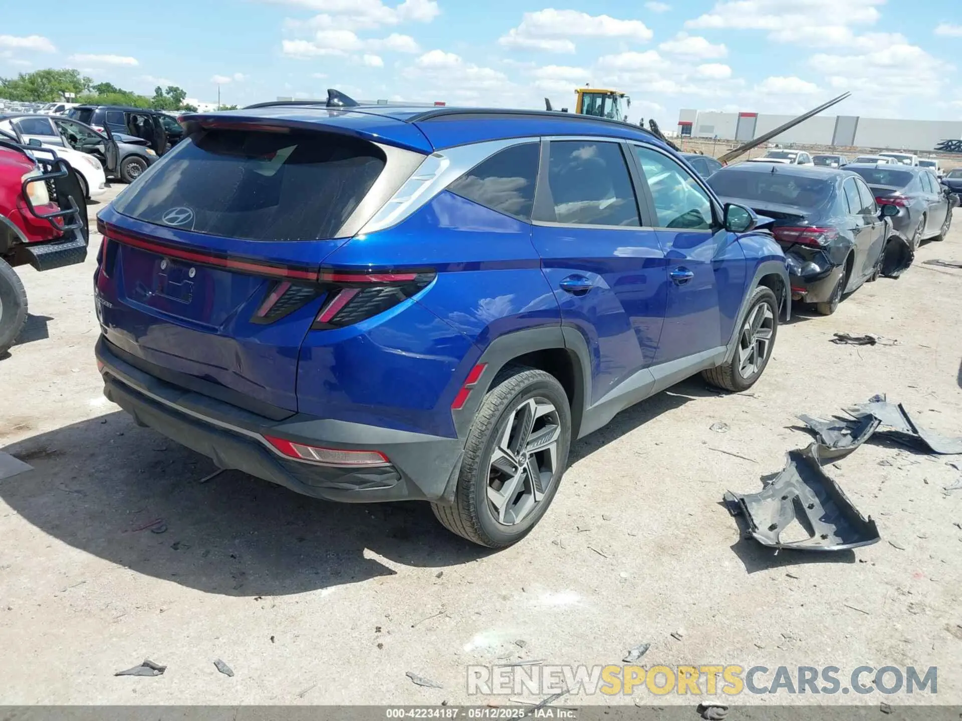 4 Фотография поврежденного автомобиля 5NMJCCAE1NH094565 HYUNDAI TUCSON 2022