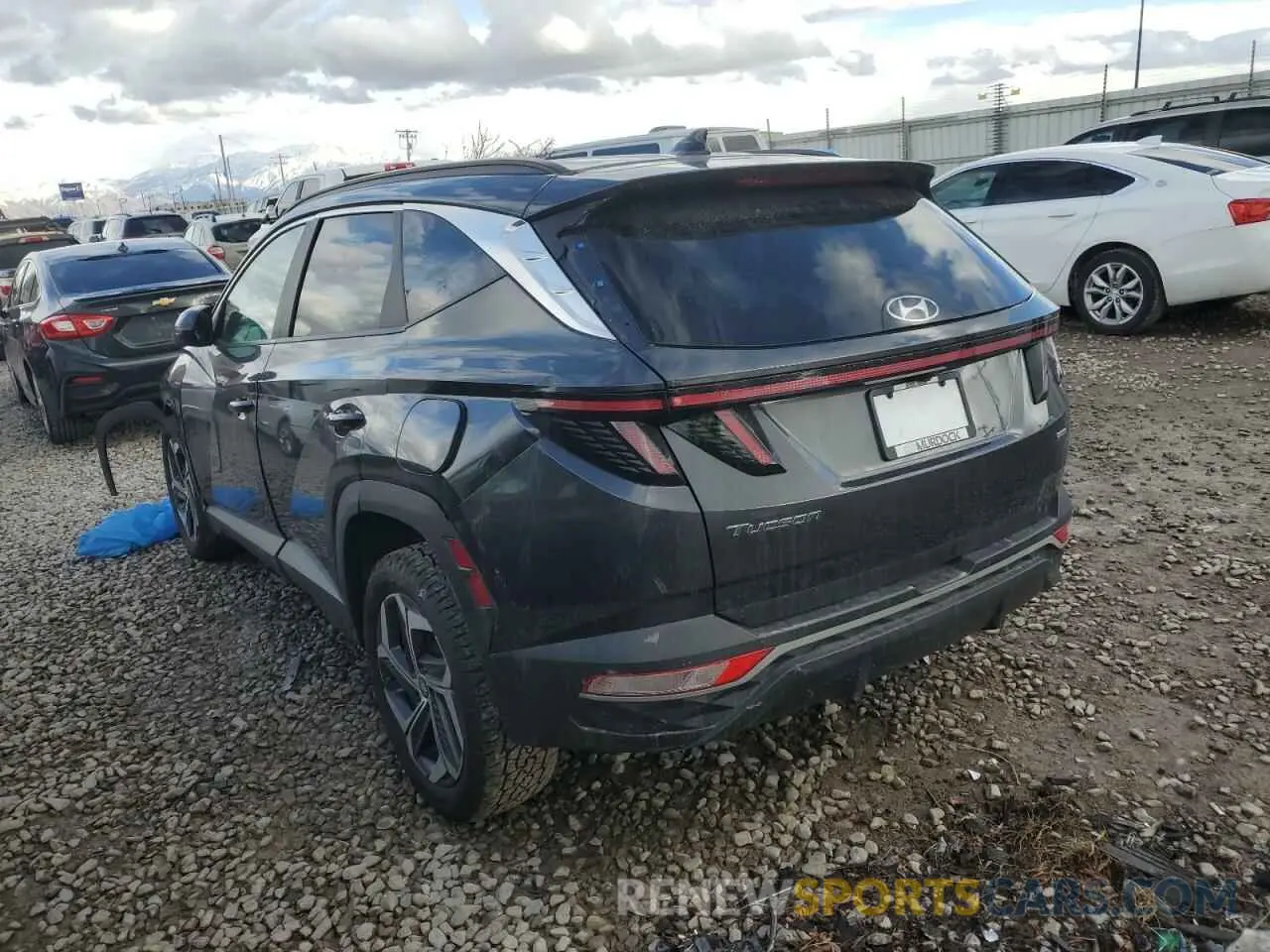 2 Фотография поврежденного автомобиля 5NMJCCAE2NH118999 HYUNDAI TUCSON 2022
