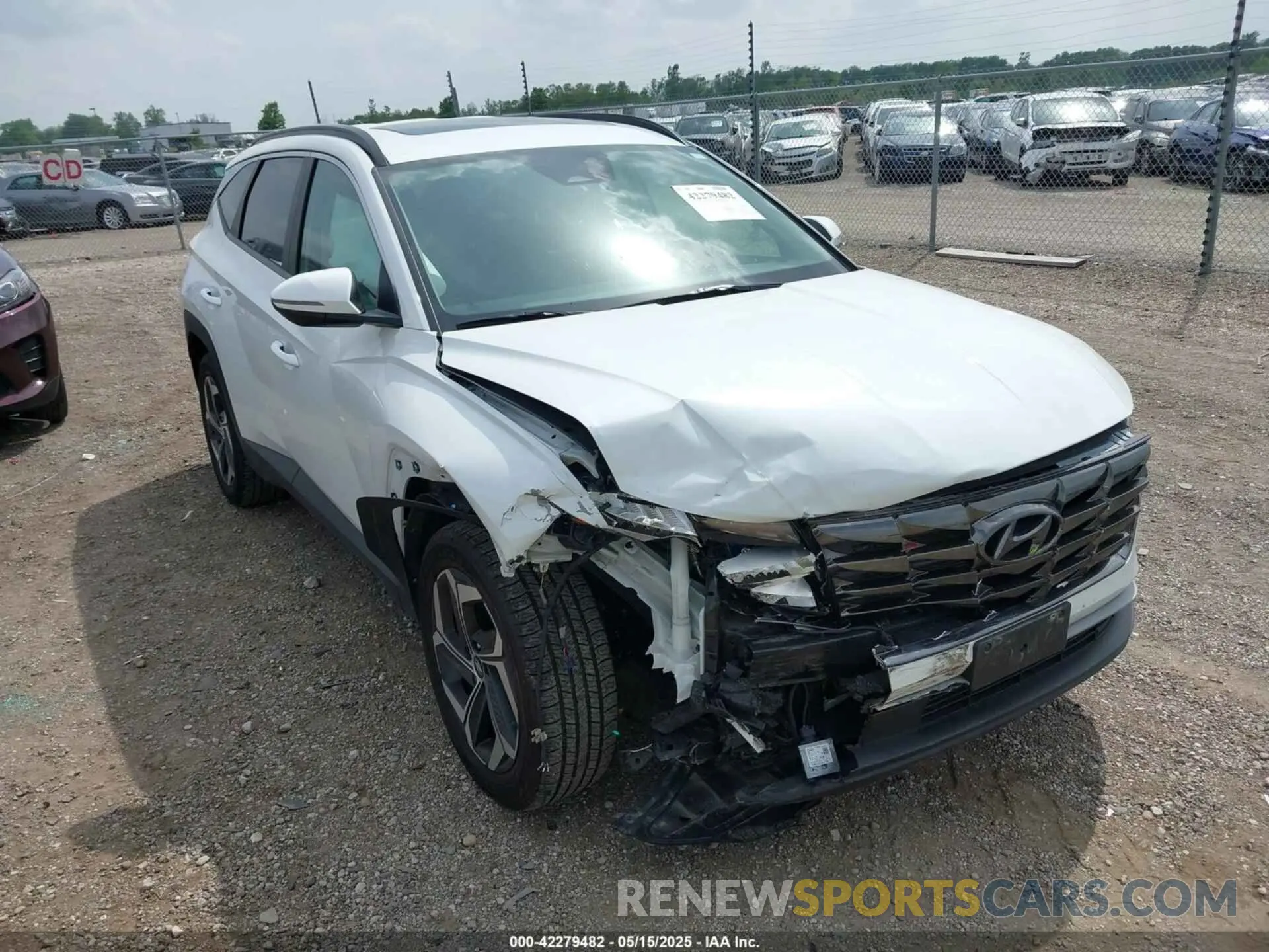 1 Фотография поврежденного автомобиля 5NMJCCAE3NH047585 HYUNDAI TUCSON 2022