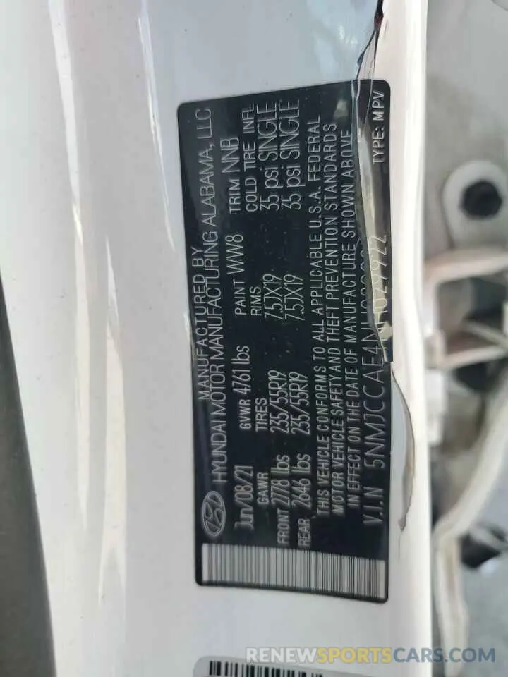 15 Фотография поврежденного автомобиля 5NMJCCAE4NH029922 HYUNDAI TUCSON 2022