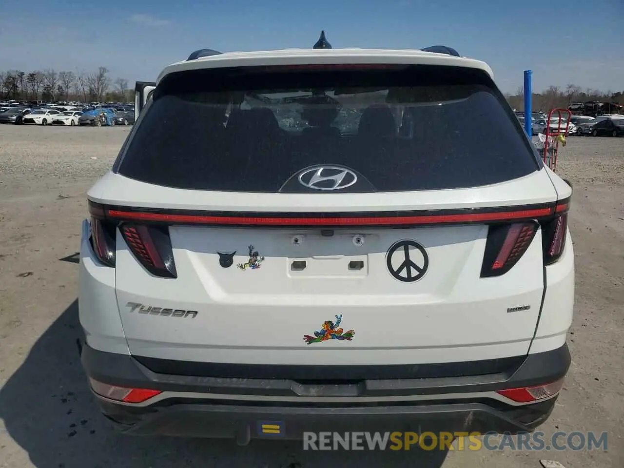6 Фотография поврежденного автомобиля 5NMJCCAE4NH029922 HYUNDAI TUCSON 2022