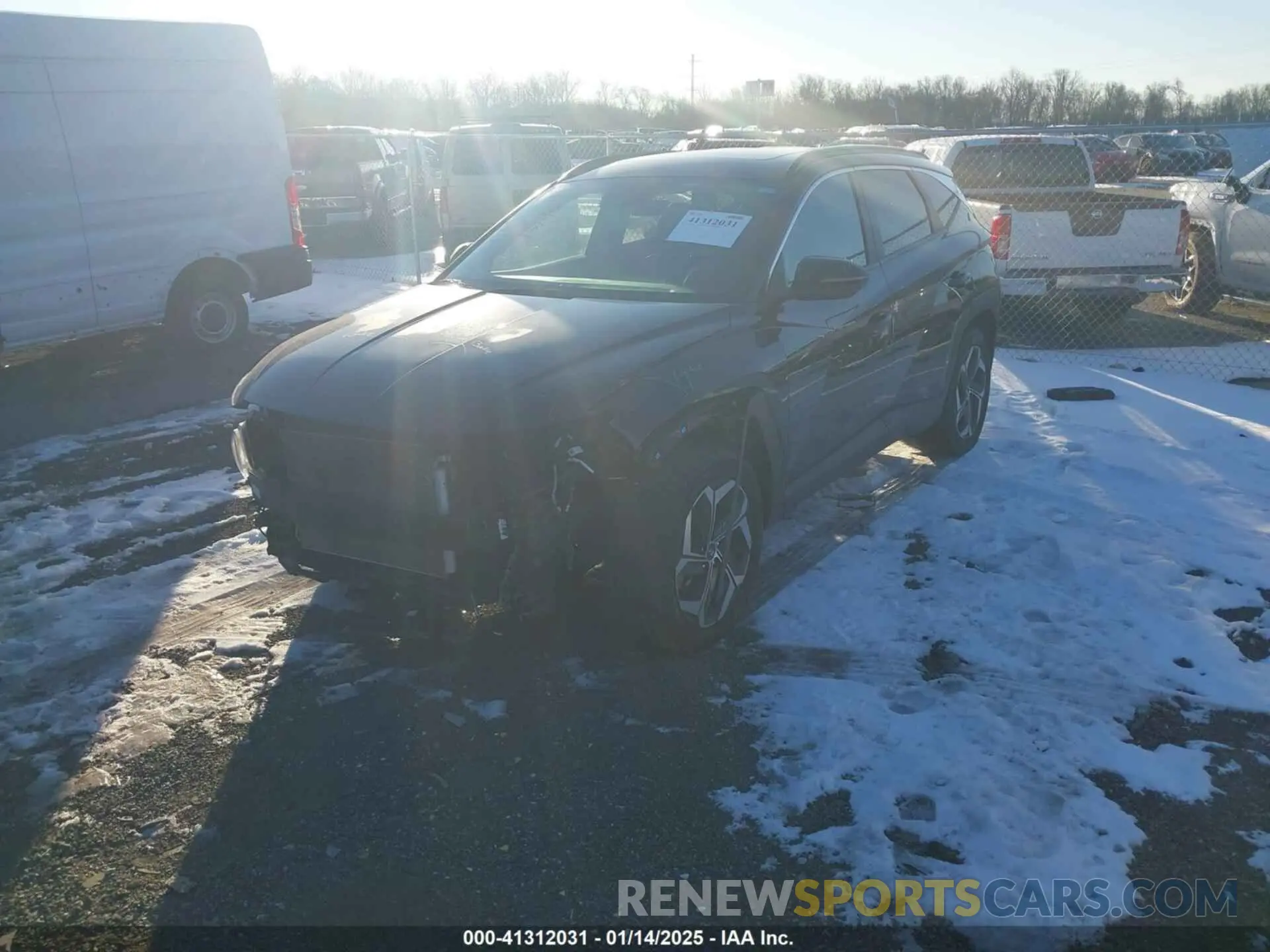2 Photograph of a damaged car 5NMJCCAE4NH039074 HYUNDAI TUCSON 2022