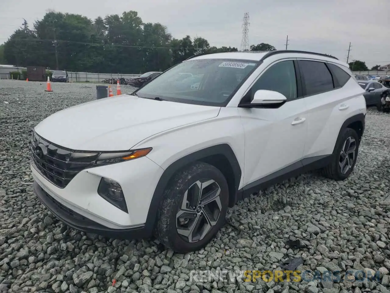 1 Photograph of a damaged car 5NMJCCAE4NH057428 HYUNDAI TUCSON 2022