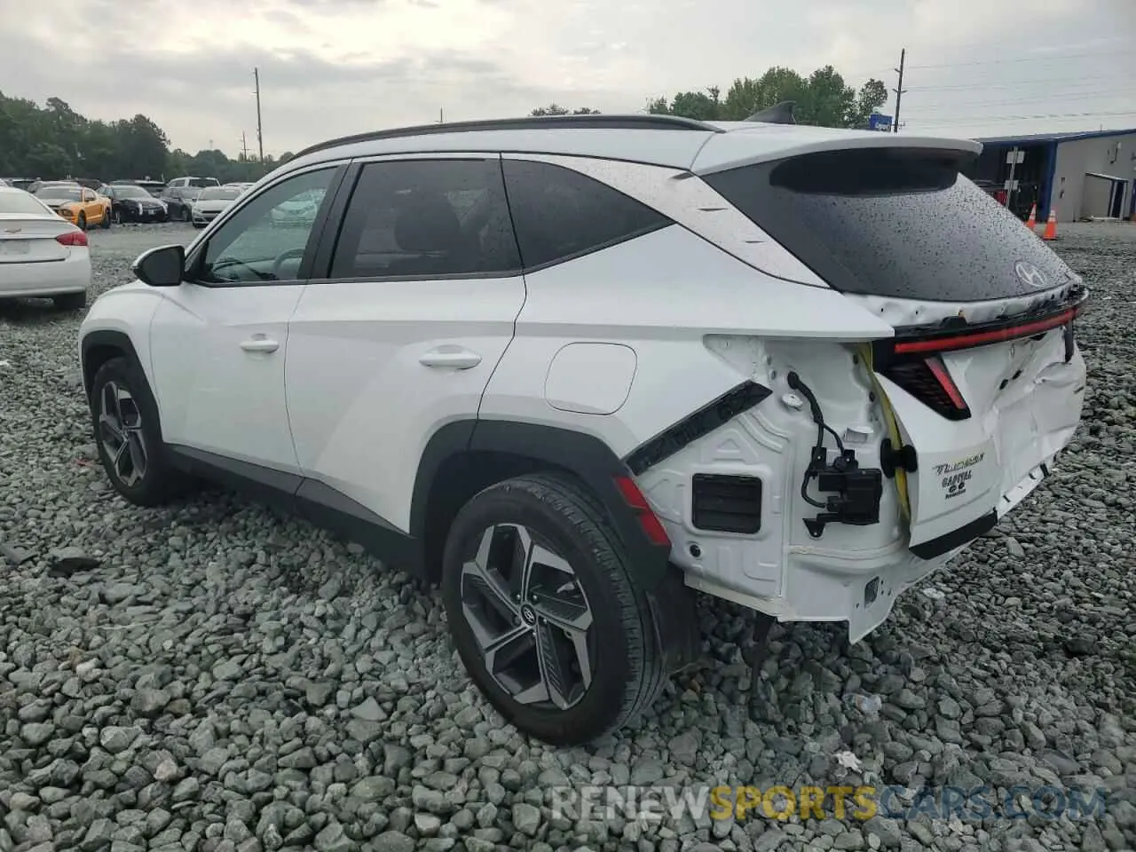 2 Photograph of a damaged car 5NMJCCAE4NH057428 HYUNDAI TUCSON 2022