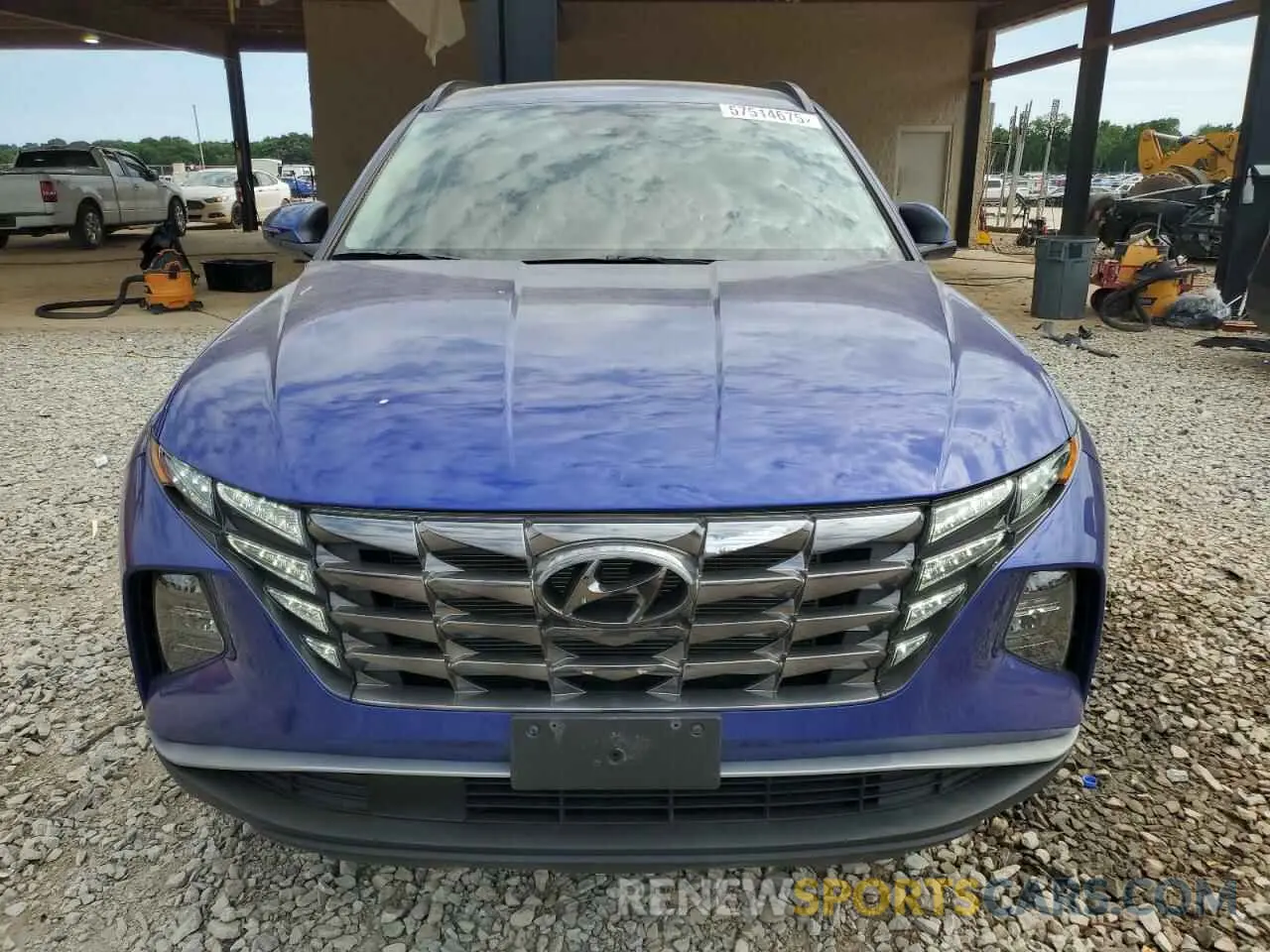 5 Photograph of a damaged car 5NMJCCAE6NH060671 HYUNDAI TUCSON 2022