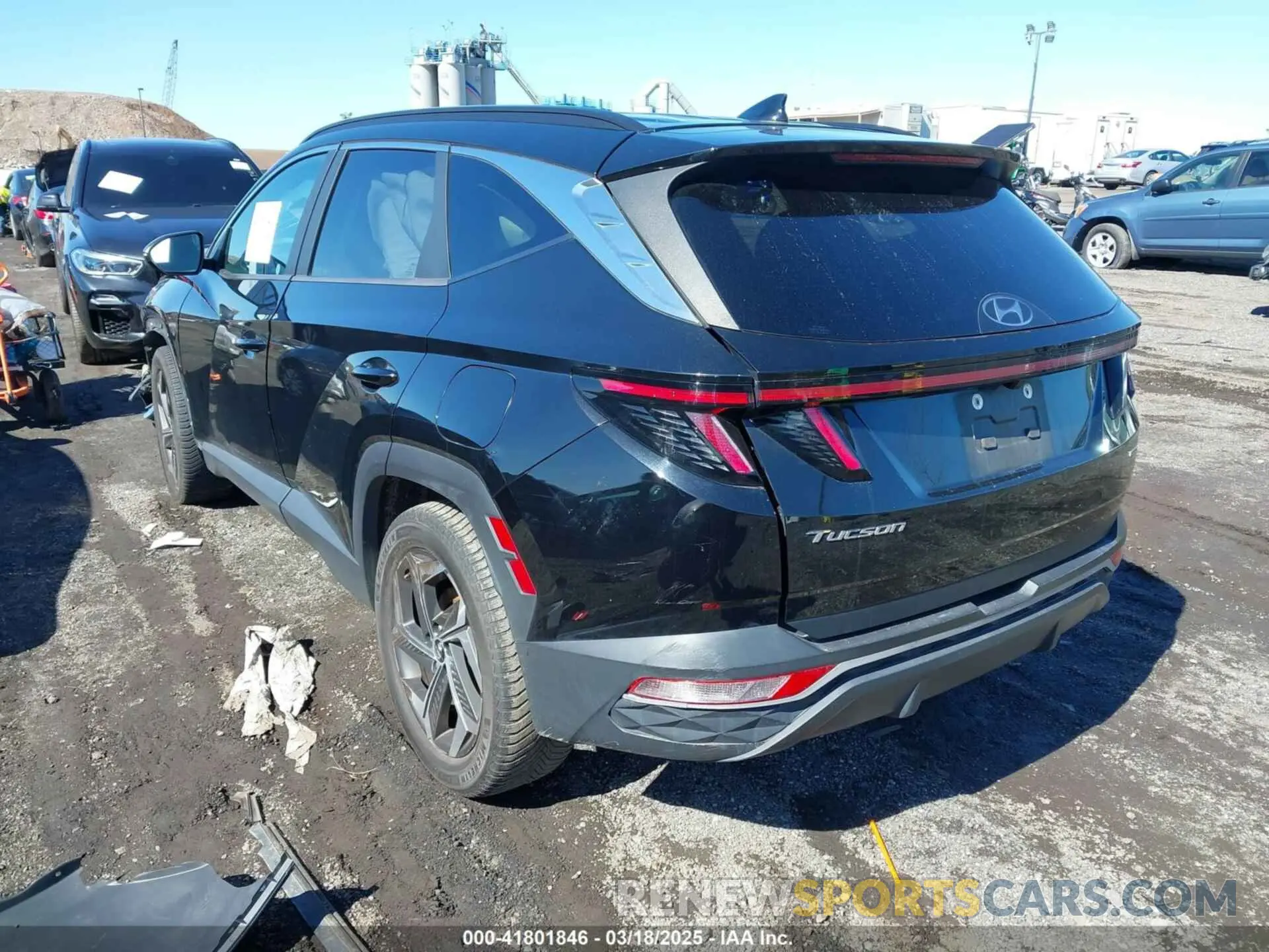3 Photograph of a damaged car 5NMJCCAE8NH017885 HYUNDAI TUCSON 2022