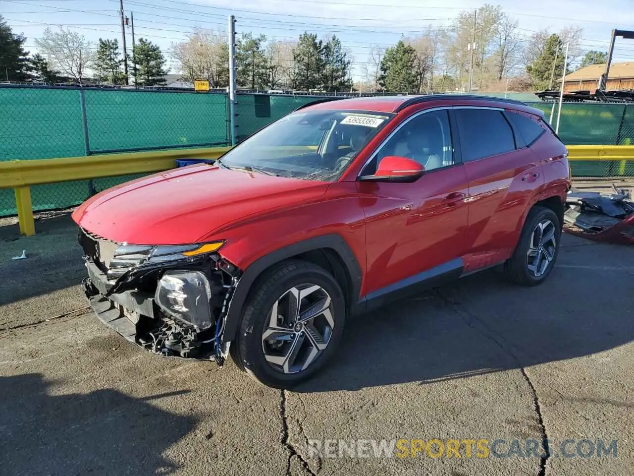 1 Фотография поврежденного автомобиля 5NMJCCAE9NH154690 HYUNDAI TUCSON 2022