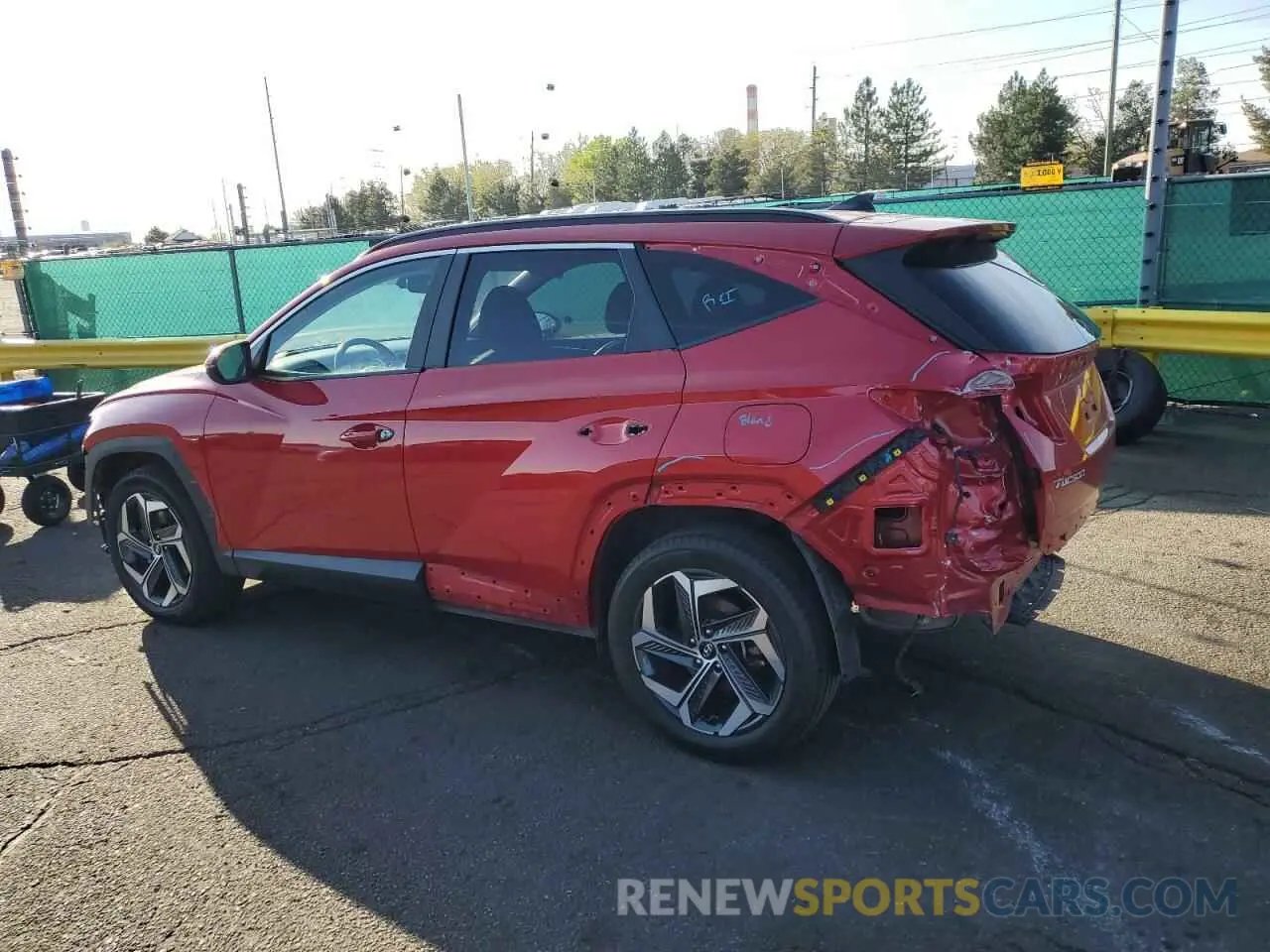 2 Фотография поврежденного автомобиля 5NMJCCAE9NH154690 HYUNDAI TUCSON 2022