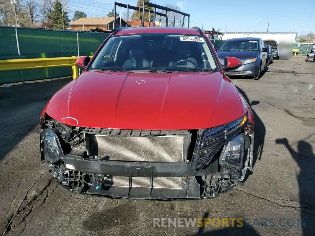 5 Фотография поврежденного автомобиля 5NMJCCAE9NH154690 HYUNDAI TUCSON 2022
