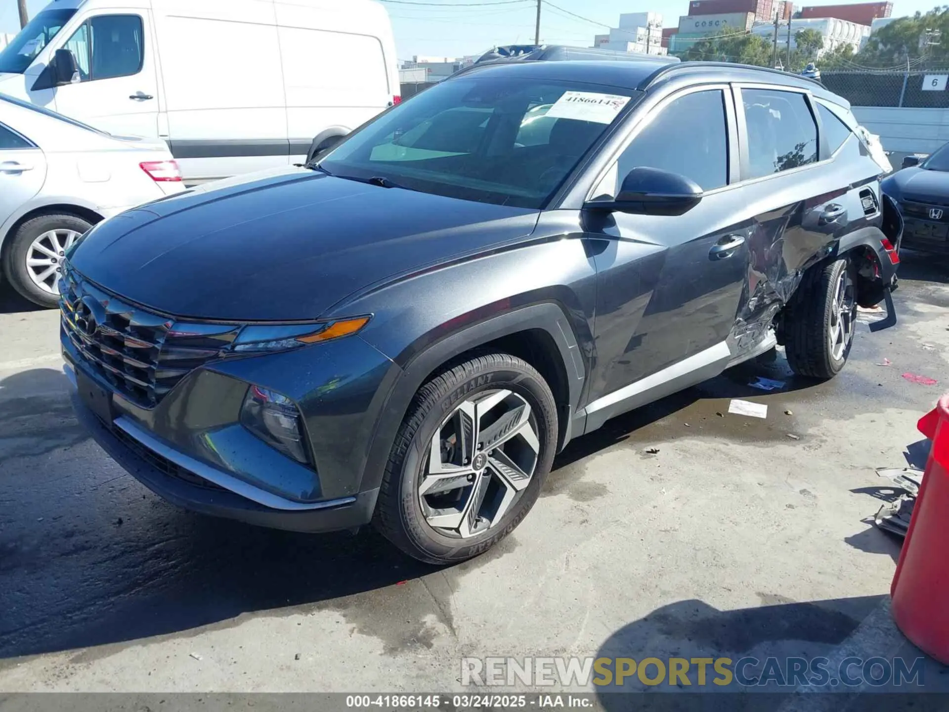 2 Фотография поврежденного автомобиля 5NMJCCAEXNH061242 HYUNDAI TUCSON 2022